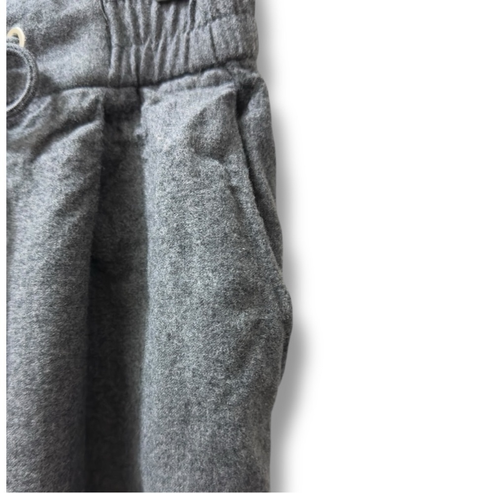 482 Massimo Dutti | EUC Morocco 99% Wool Charcoal Gray Jogger Pants (Size 2) - Picture 8 of 13